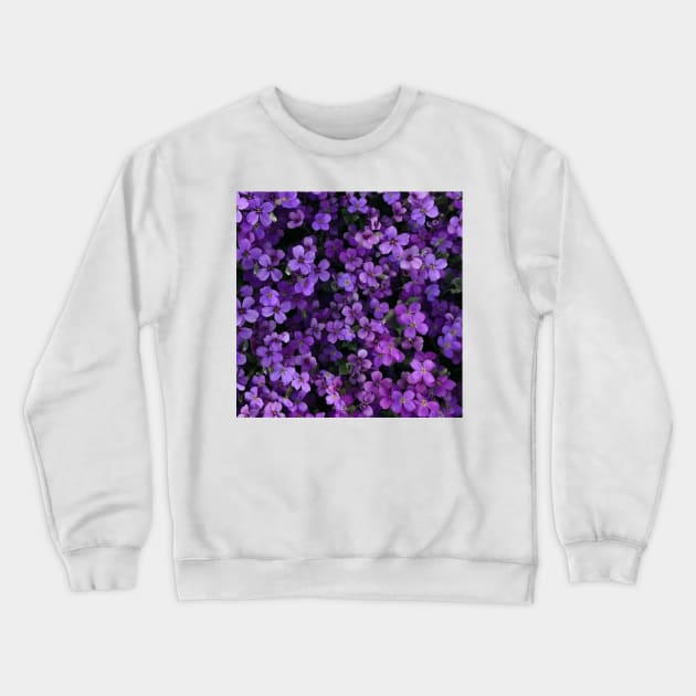 Purple little flowers Crewneck Sweatshirt by Itsyamini